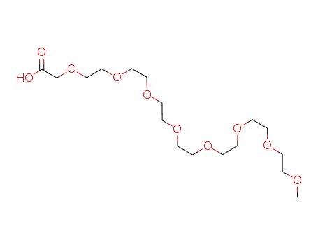 Molecular Structure of 101791-31-5 (2-(2-(2-(2-(2-(2-(2-(2-methoxyethoxy)ethoxy)ethoxy)ethoxy)ethoxy)ethoxy)ethoxy)acetic acid)
