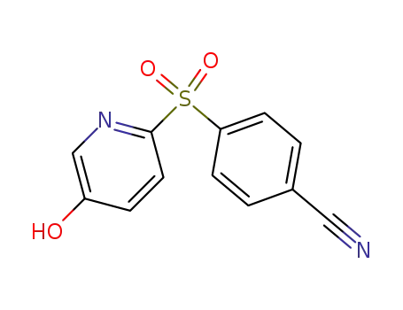 4-[(5-hydroxy-2-pyridinyl)sulfonyl]benzonitrile