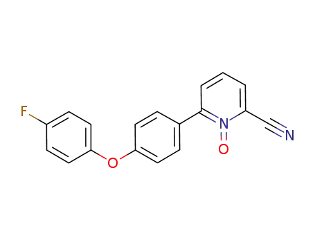 6-(4-(4-fluorophenoxy)phenyl)pyridine-2-carbonitrile N-oxide