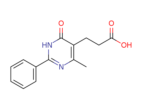 3-(4-methyl-6-oxo-2-phenyl-1,6-dihydropyrimidin-5-yl)propanoic acid