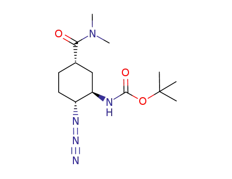 Carbamic acid,
[(1R,2R,5S)-2-azido-5-[(dimethylamino)carbonyl]cyclohexyl]-,
1,1-dimethylethyl ester