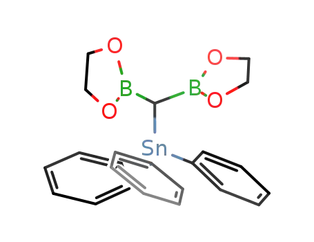 (C<sub>6</sub>H<sub>5</sub>)3SnCH(BOCH<sub>2</sub>CH<sub>2</sub>O)2