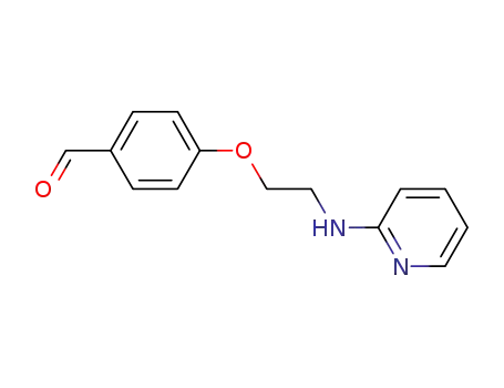 Molecular Structure of 643764-87-8 (4-[N-(2-Pyridylamino)ethoxy]benzaldehyde)