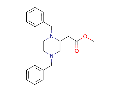 (1,4-DIBENZYL-PIPERAZIN-2-YL)-ACETIC ACID METHYL ESTERCAS