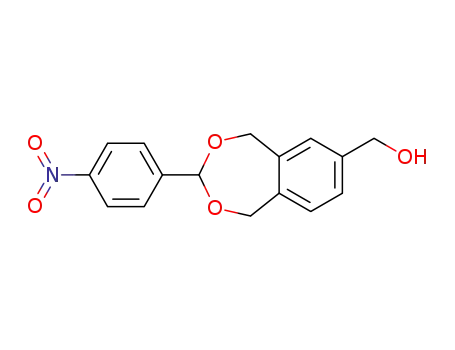 Molecular Structure of 869700-13-0 ([7-(4-nitrophenyl)-(5H,9H)-6,8-dioxabenzocyclohepten-2-yl]methanol)