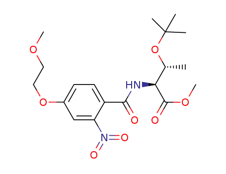 methyl O-(1,1-dimethylethyl)-N-[(4-{[2-(methyloxy)ethyl]oxy}-2-nitrophenyl)carbonyl]-L-threoninate