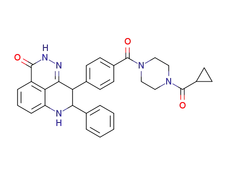 9-(4-(4-(cyclopropanecarbonyl)piperazine-1-carbonyl)phenyl)-8-phenyl-8,9-dihydro-2H-pyrido[4,3,2-de]phthalazin-3(7H)-one