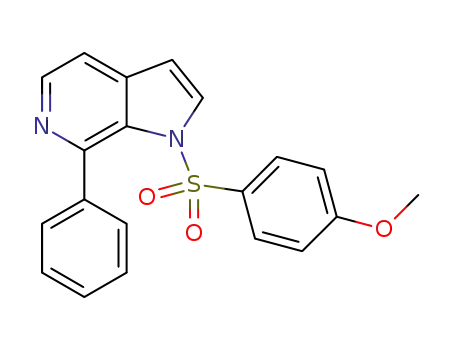 7-phenyl-1-(4-methoxybenzenesulfonyl)-6-azaindole