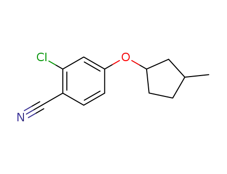 Benzonitrile, 2-chloro-4-[(3-methylcyclopentyl)oxy]-