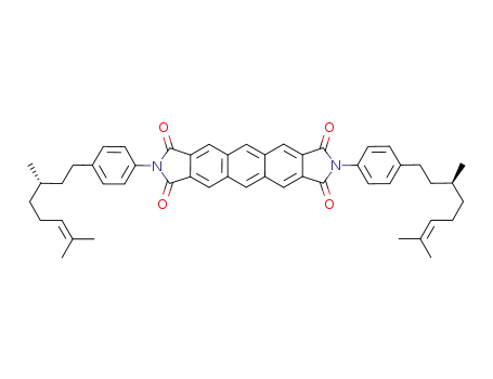 N,N'-bis{4-[(3S)-3,7-dimethyl-6-octenyl]phenyl}-2,3:6,7-anthracenedicarboximide