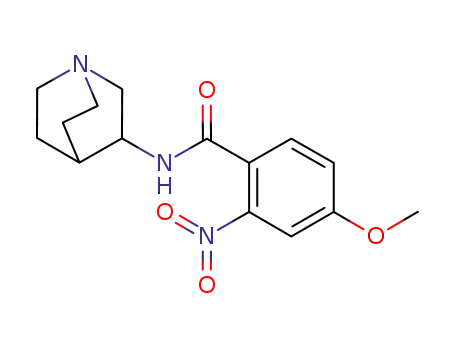 (+/-)-N-(1-azabicyclo[2.2.2]oct-3-yl)-4-methoxy-2-nitrobenzamide