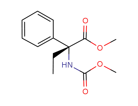 methyl (R)-2-(methoxycarbonylamino)-2-phenylbutanoate