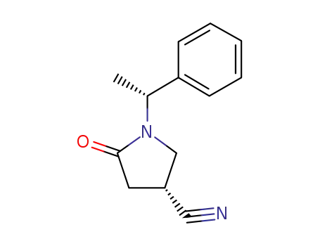 (3R)-5-oxo-1-[(1R)-1-phenylethyl]pyrrolidine-3-carbonitrile