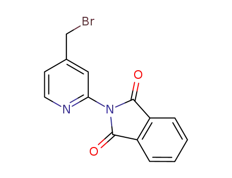 Molecular Structure of 135995-35-6 (4-BROMOMETHYL-2-PHTHALIMIDO-PYRIDINE)