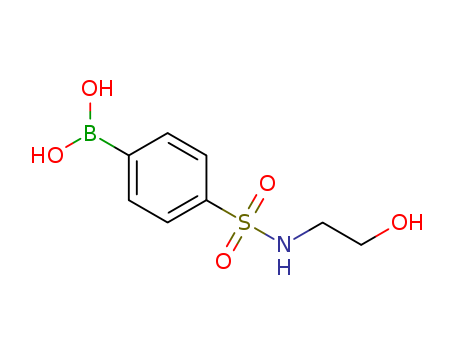 N-(2-Hydroxyethyl) 4-boronobenzenesulfonamide