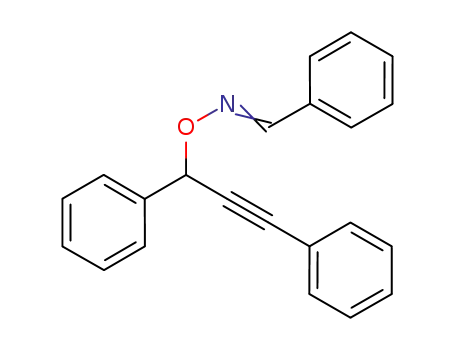 benzaldehyde O-(1,3-diphenylprop-2-yn-1-yl)oxime