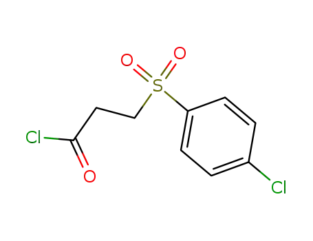 3-(4-chlorophenylsulfonyl)propanoyl chloride