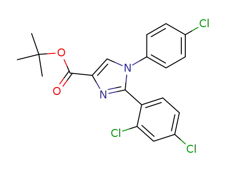 1H-Imidazole-4-carboxylic acid,
1-(4-chlorophenyl)-2-(2,4-dichlorophenyl)-, 1,1-dimethylethyl ester
