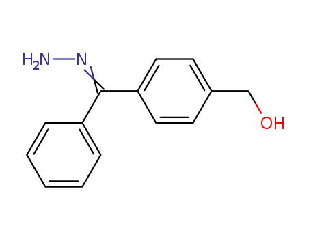 Molecular Structure of 1008513-70-9 (4-Hydroxymethyl benzophenone hydrazone)