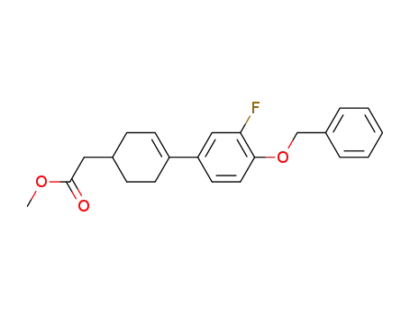 methyl 2-(4-(4-(benzyloxy)-3-fluorophenyl)cyclohex-3-enyl)acetate
