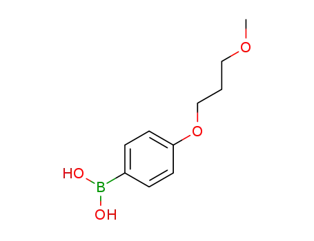 Molecular Structure of 279262-35-0 (4-(3-Methoxypropoxy)phenylboronic acid)