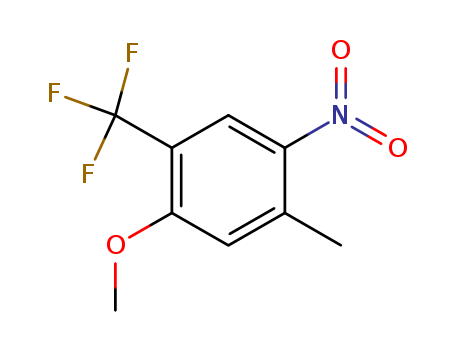 Benzene,1-methoxy-5-methyl-4-nitro-2-(trifluoromethyl)-