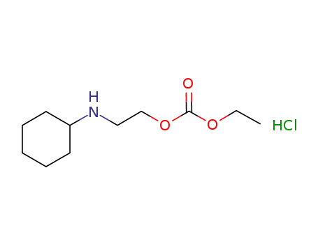 Molecular Structure of 635750-93-5 (Carbonic acid, 2-(cyclohexylamino)ethyl ethyl ester, hydrochloride)