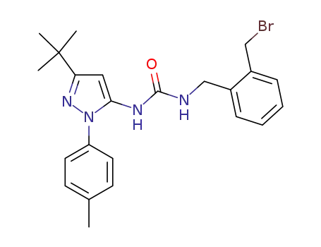 N-1-(2-(bromomethyl)-benzyl)-3-(3-tert-butyl-1-p-tolyl-1H-pyrazol-5-yl)urea