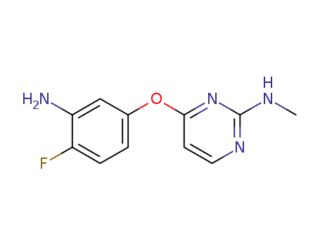 4-(3-amino-4-fluorophenoxy)-N-methylpyrimidin-2-amine