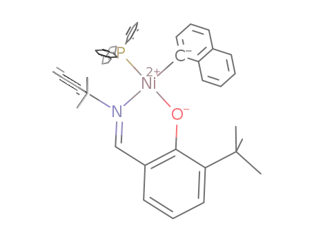 {[2-(t-butyl)-6-(2,6-diisopropylphenyl)imino]phenolato}(1-naphthyl)-(triphenylphosphine)Ni(II)