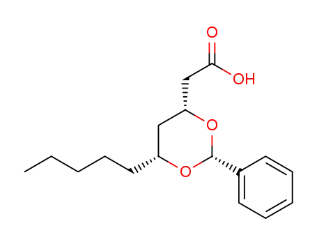 2-((2R,4R,6R)-6-pentyl-2-phenyl-1,3-dioxan-4-yl)acetic acid