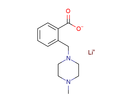 Benzoicacid, 2-[(4-methyl-1-piperazinyl)methyl]-, lithium salt (1:1)