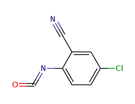 Molecular Structure of 64411-72-9 (5-CHLORO-2-ISOCYANATOBENZONITRILE)
