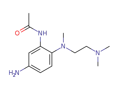 Molecular Structure of 1461658-64-9 (N-(5-amino-2-((2-(dimethylamino)ethyl)(methyl)amino)phenyl)acetamide)