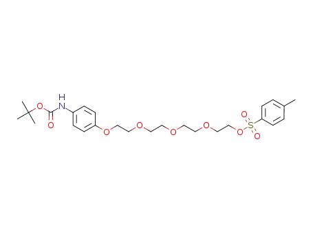 2-[2-[2-[2-[4-(tert-butoxycarbonylamino)phenoxy]ethoxy]ethoxy]ethoxy]ethyl-4-methylbenzenesulfonate