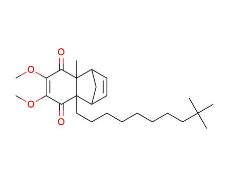2-(9,9-dimethyldecyl)-4,5-dimethoxy-7-methyltricyclo[6.2.1.0<sup>2,7</sup>]undeca-4,9-diene-3,6-dione