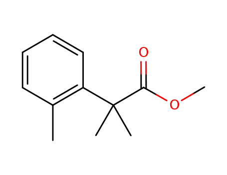Molecular Structure of 77846-89-0 (α,α,2-Trimethylbenzeneacetic acid methyl ester)