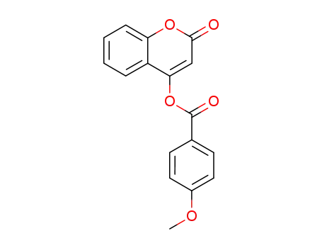 Benzoic acid, 4-methoxy-, 2-oxo-2H-1-benzopyran-4-yl ester