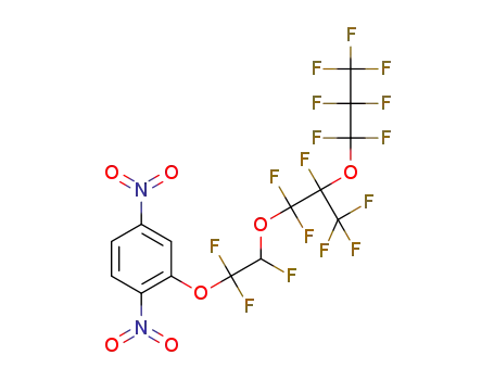 1,4-dinitro-2-(1,1,2-trifluoro-2-(1,1,2,3,3,3-hexafluoro-2-(perfluoropropoxy)propoxy)ethoxy)benzene