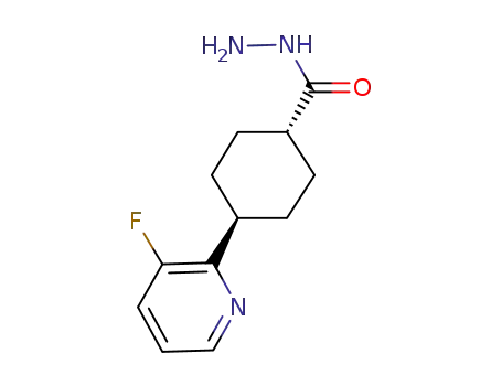 trans-4-(3-fluoro-pyridin-2-yl)-cyclohexanecarboxylic acid hydrazide
