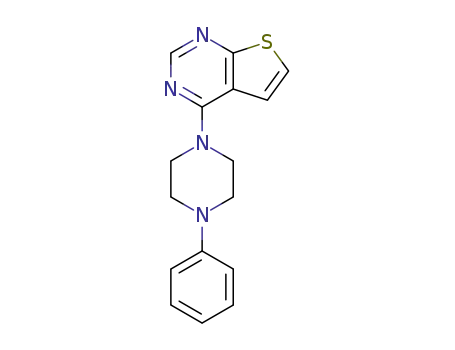 4-(4-phenyl-1-piperazinyl)thieno[2,3-d]pyrimidine