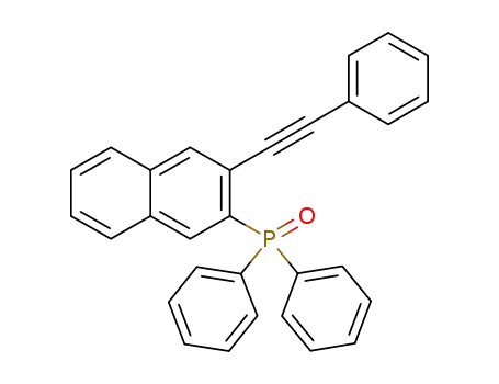 2-(diphenylphosphinoyl)-3-(phenylethynyl)naphthalene