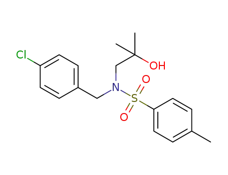 N-tosyl-1-(4-chlorobenzylamino)-2-methyl-2-propanol