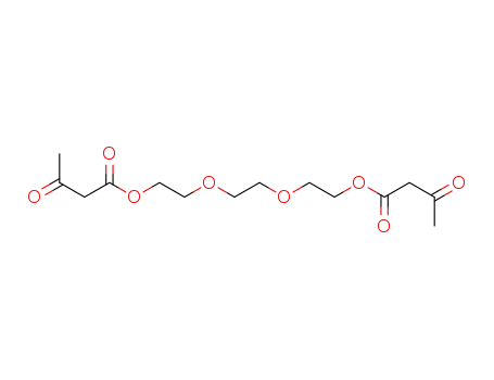 Molecular Structure of 7139-67-5 (Butanoic acid, 3-oxo-, 1,2-ethanediylbis(oxy-2,1-ethanediyl) ester)