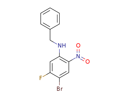 N-Benzyl-4-bromo-5-fluoro-2-nitroaniline cas no. 1330750-40-7 98%