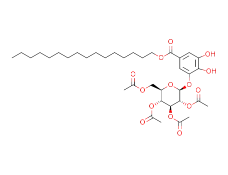 hexadecyl 3-O-(2,3,4,6-tetra-O-acetyl-β-D-glucopyranoside)-4,5-dihydroxybenzoate