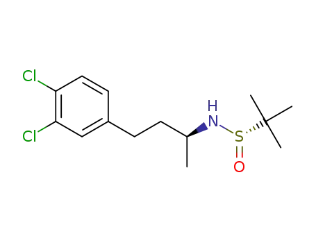 (S)-N-((S)-4-(3,4-dichlorophenyl)butan-2-yl)-2-methylpropane-2-sulfinamide