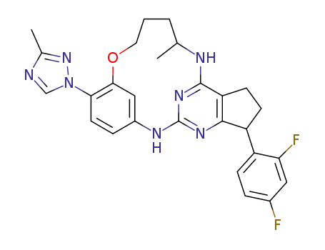 18-(2,4-difluorophenyl)-13-methyl-7-(3-methyl-1H-1,2,4-triazol-1-yl)-10,11,12,13,14,16,17,18-octahydro-3H-15,2-(azeno)-4,8-(metheno)cyciopenta[h][1,6,10,12]oxatriazacycloheptadecine