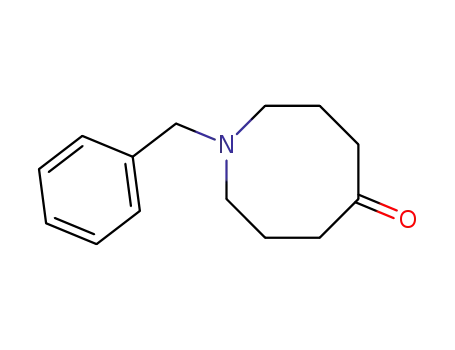 Molecular Structure of 16853-08-0 (5(2H)-Azocinone, hexahydro-1-(phenylmethyl)-)