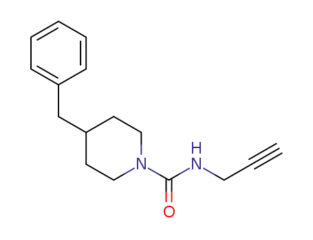 4-benzyl-N-(prop-2-yn-1-yl)piperidine-1-carboxamide